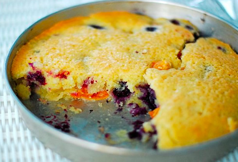 Apricot-Blueberry Cake Apricot-Blueberry Cake
