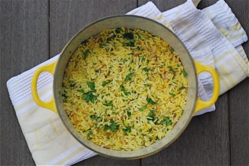 Baked Saffron Rice Baked Saffron Rice