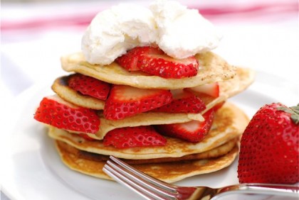 Strawberry Shortcake Pancakes