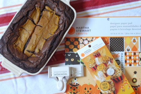 Pumpkin Swirl Blondies via The Naptime Chef Pumpkin Swirl Blondies via The Naptime Chef