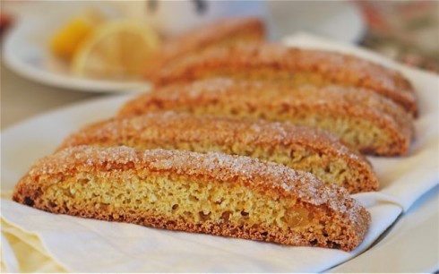Homemade Lemon Ginger Biscotti via The Naptime Chef Homemade Lemon Ginger Biscotti via The Naptime Chef