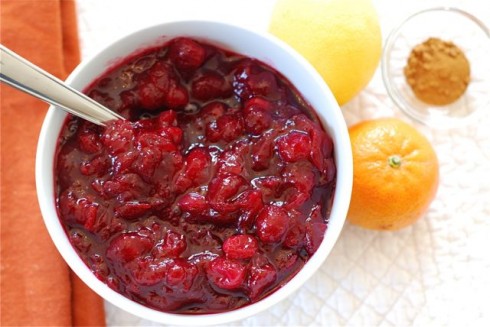 Quick Spiced Cranberry Sauce via The Naptime Chef Quick Spiced Cranberry Sauce via The Naptime Chef