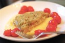 Herbed Cod with Polenta and Tomatoes