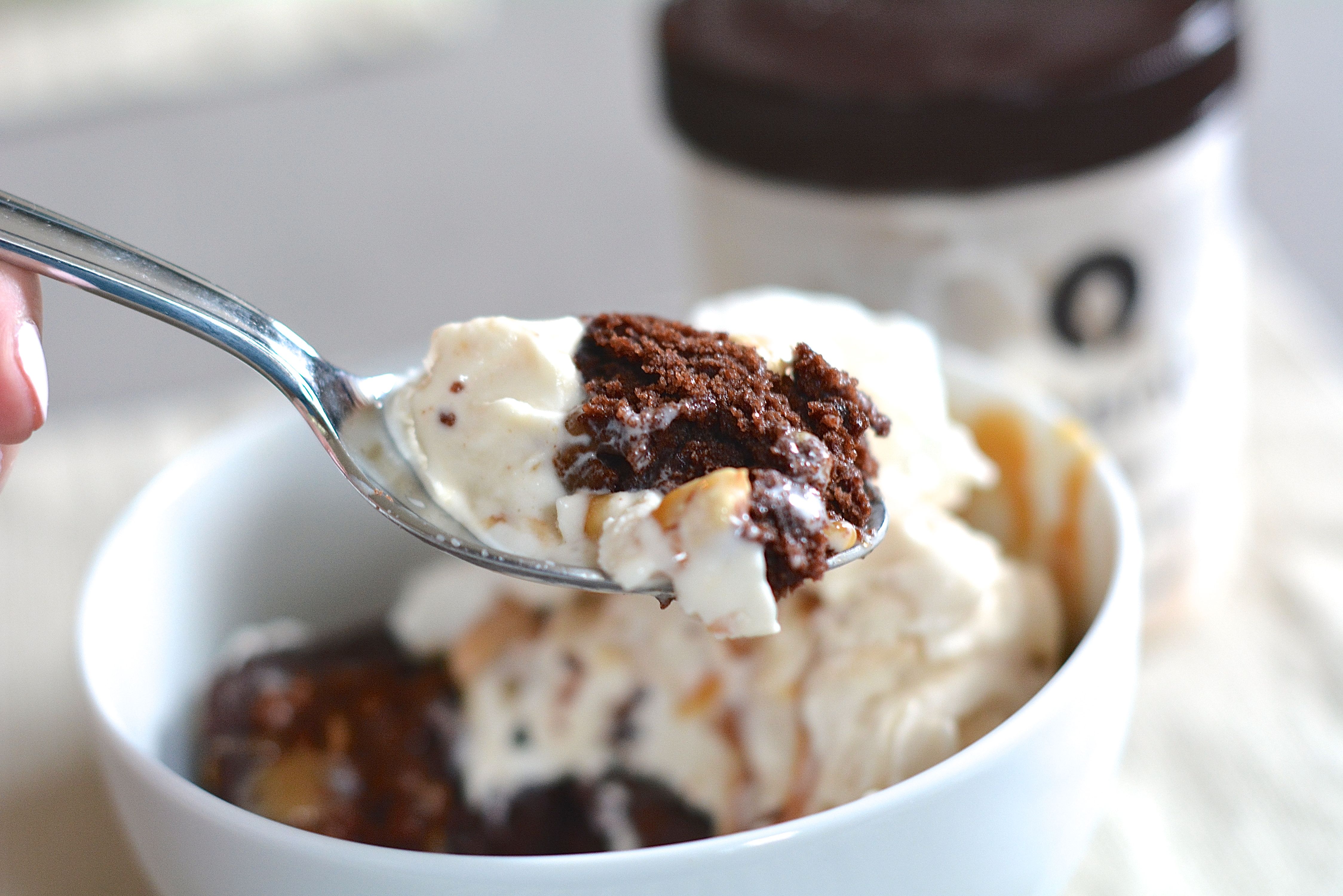 Salted Peanut Caramel Brownie Sundae The Naptime Chef
