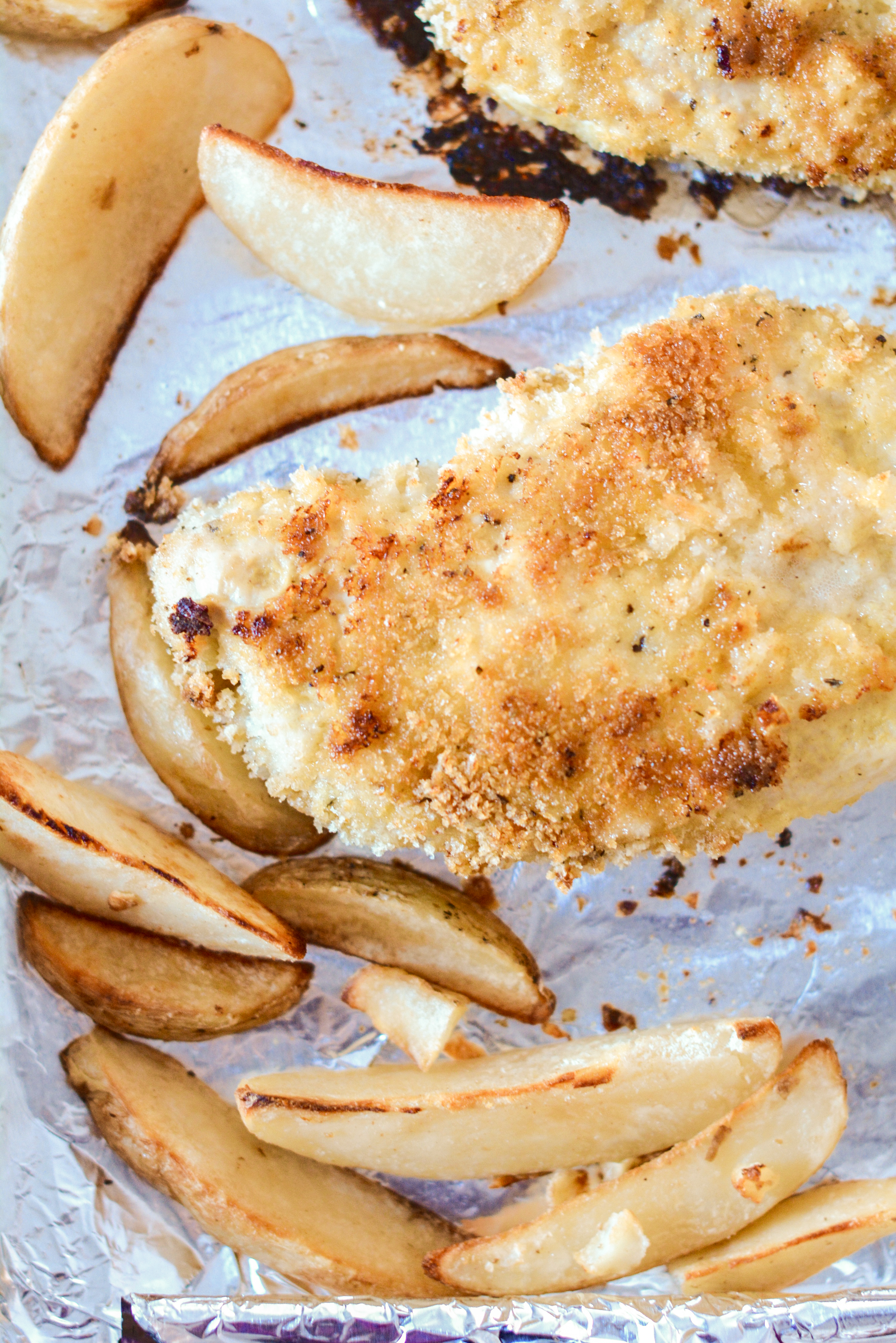 chicken fries parmesan pan sheet crispy dinner